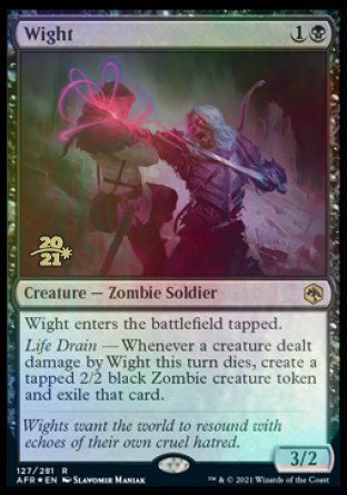 Wight [Dungeons & Dragons: Adventures in the Forgotten Realms Prerelease Promos] | Good Games Cannington