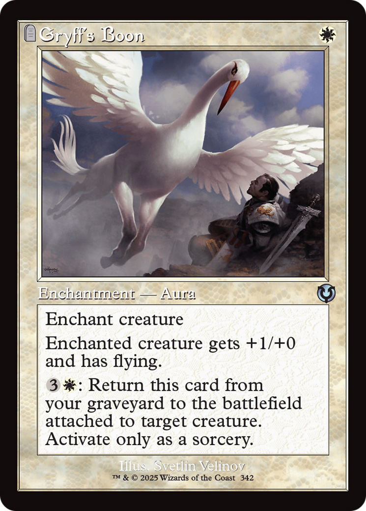Gryff's Boon (Retro Frame) [Innistrad Remastered] | Good Games Cannington