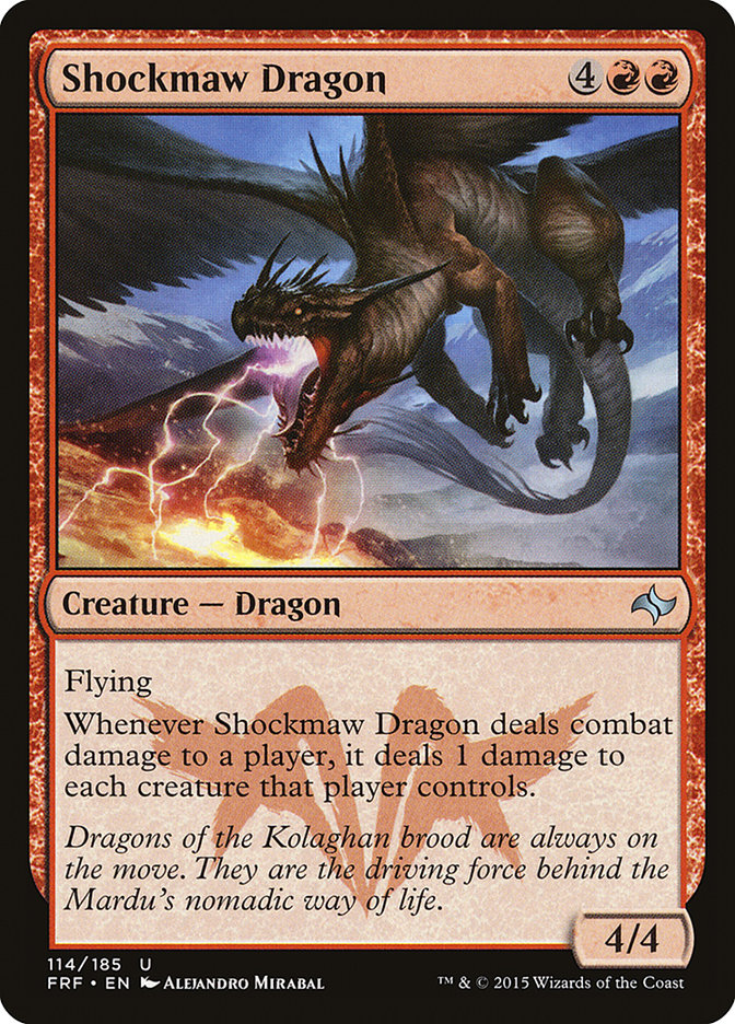Shockmaw Dragon 114/185 (Fate Reforged)  | Good Games Cannington
