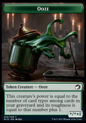 Zombie (005) // Ooze Double-Sided Token [Innistrad: Midnight Hunt Tokens] | Good Games Cannington