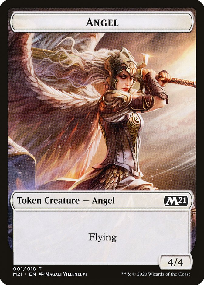 Angel Token [Core Set 2021 Tokens] | Good Games Cannington