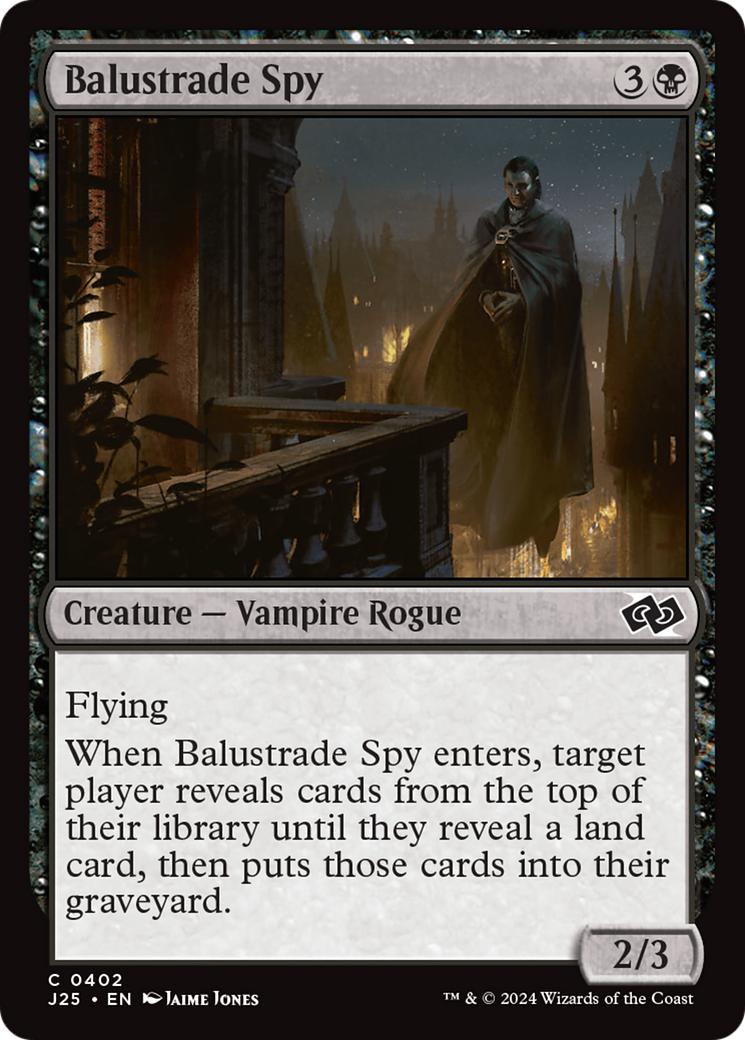 Balustrade Spy [Foundations Jumpstart] | Good Games Cannington