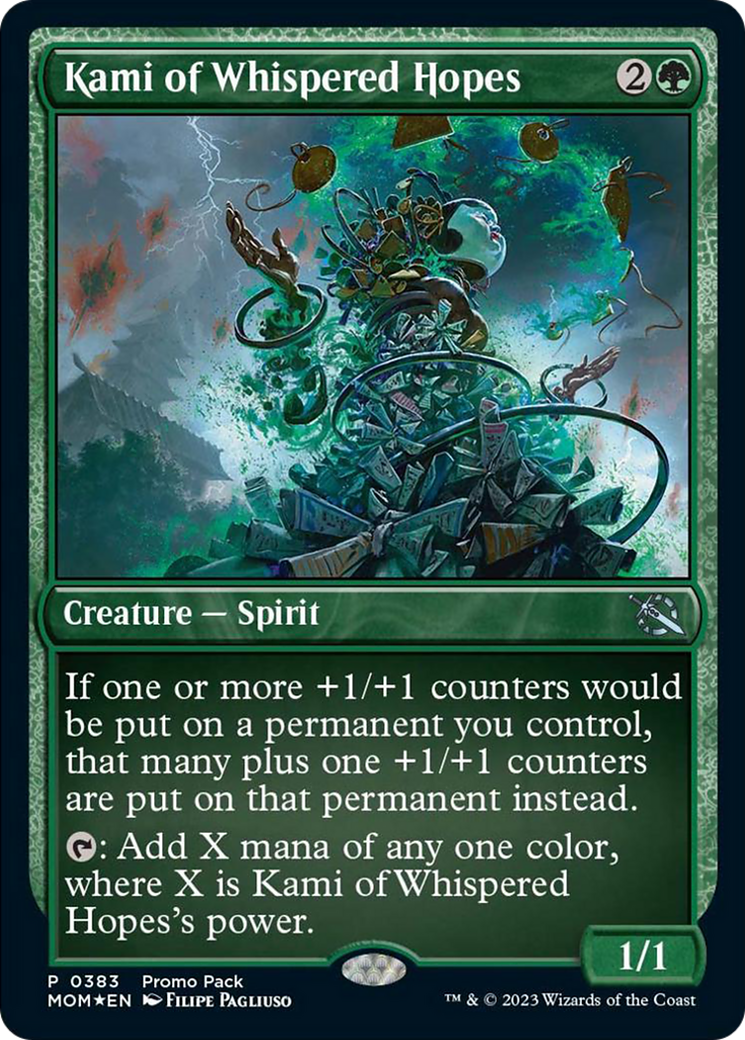 Kami of Whispered Hopes (Promo Pack) [March of the Machine Promos] | Good Games Cannington