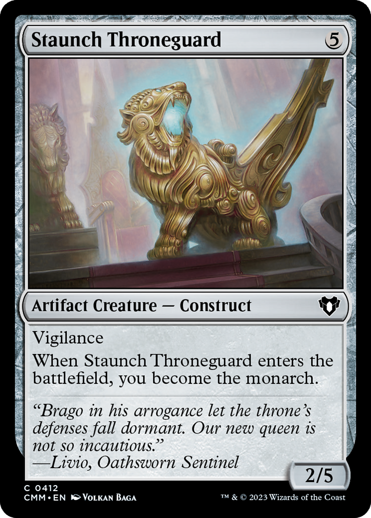 Staunch Throneguard [Commander Masters] | Good Games Cannington