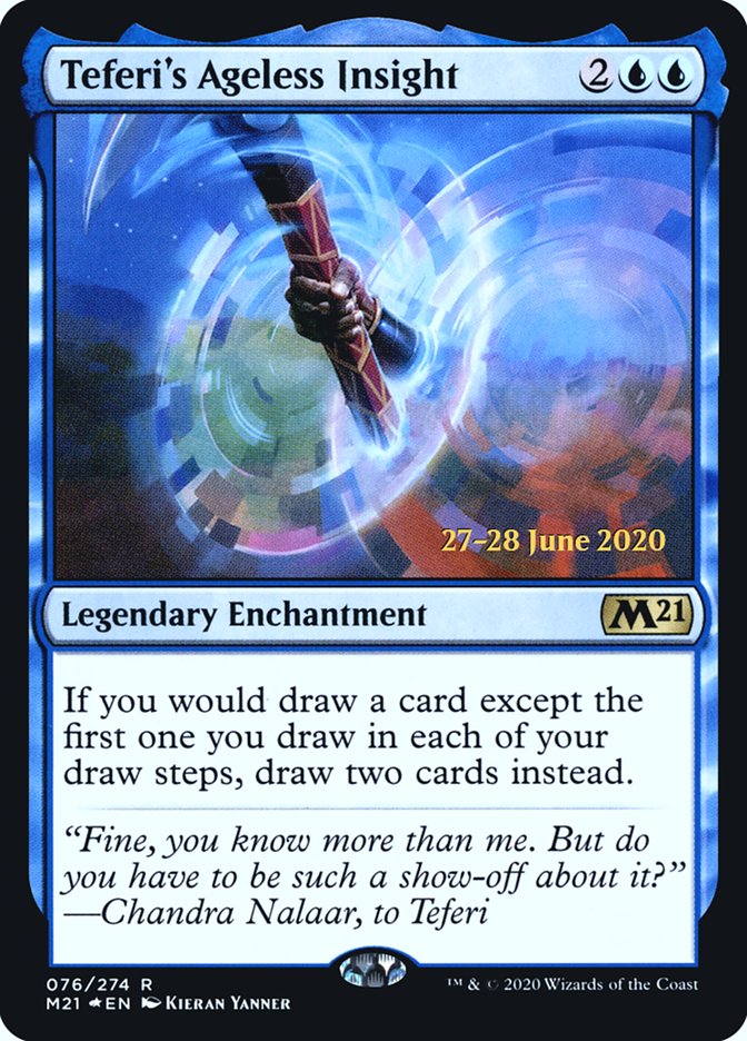 Teferi's Ageless Insight [Core Set 2021 Prerelease Promos] | Good Games Cannington