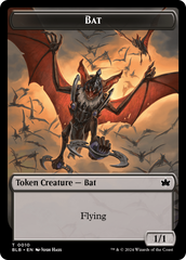 Bat // Intrepid Rabbit Double-Sided Token [Bloomburrow Tokens] | Good Games Cannington