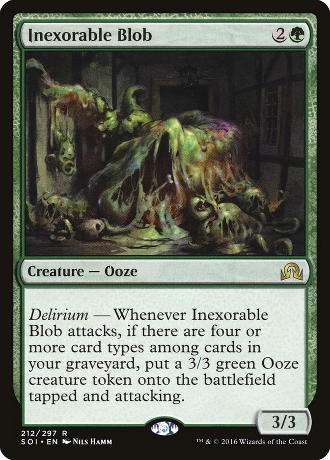 Inexorable Blob 212/297 (Shadows over Innistrad)  - Foil | Good Games Cannington