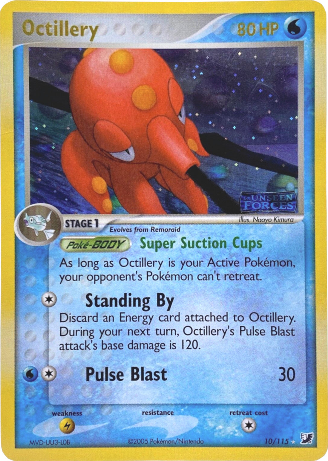 Octillery (10/115) (Stamped) [EX: Unseen Forces] | Good Games Cannington