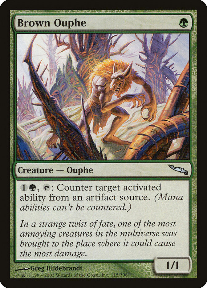 Brown Ouphe 115/306 (Mirrodin)  | Good Games Cannington