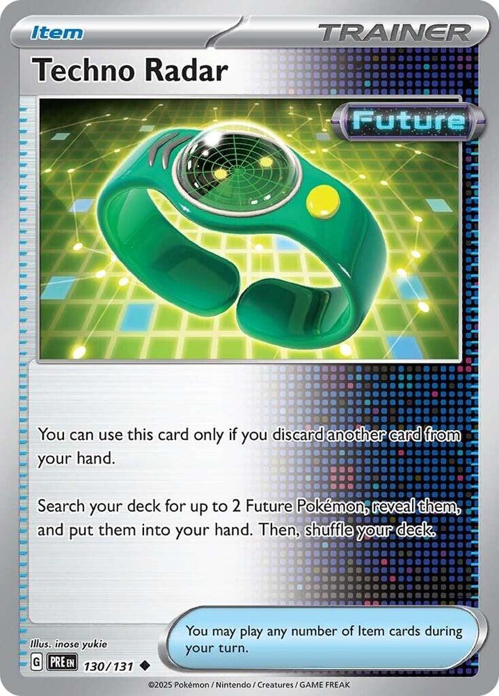 Techno Radar (130/131) [Scarlet & Violet: Prismatic Evolutions] | Good Games Cannington