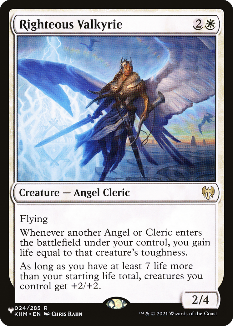 Righteous Valkyrie [Secret Lair: Angels] | Good Games Cannington