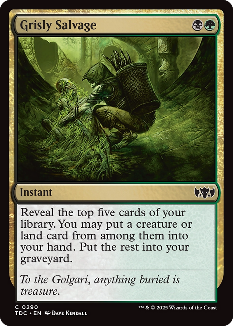 Grisly Salvage [Tarkir: Dragonstorm Commander] | Good Games Cannington