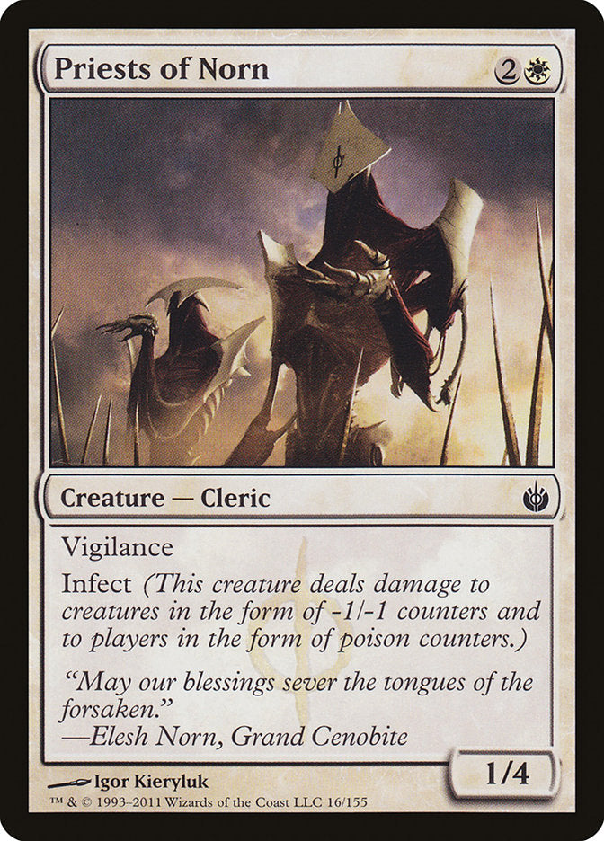 Priests of Norn 16/155 (Mirrodin Besieged)  | Good Games Cannington