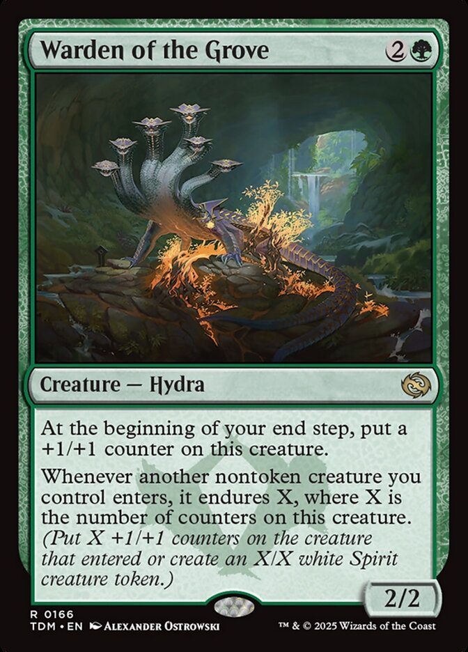 Warden of the Grove 166 (Tarkir: Dragonstorm)  - Foil | Good Games Cannington