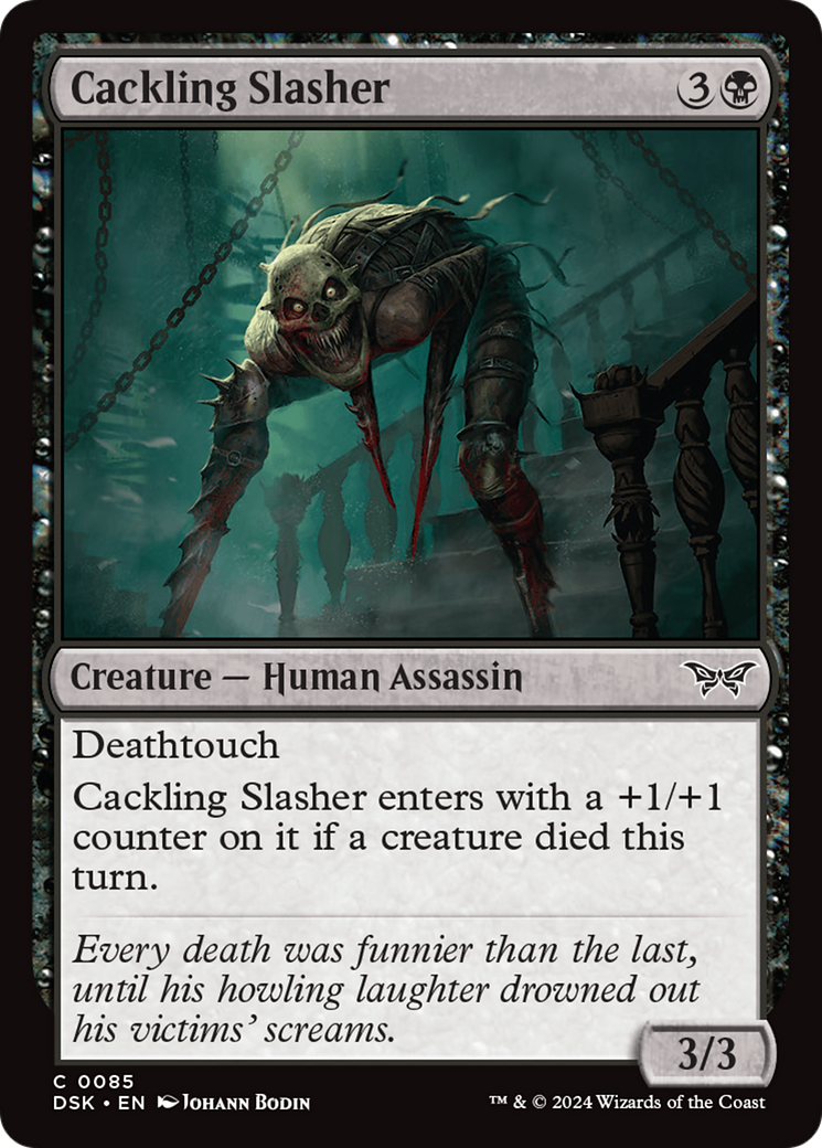 Cackling Slasher [Duskmourn: House of Horror] | Good Games Cannington