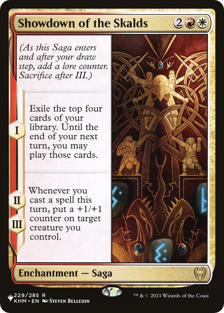 Showdown of the Skalds 229/285 (The List Reprints)  | Good Games Cannington
