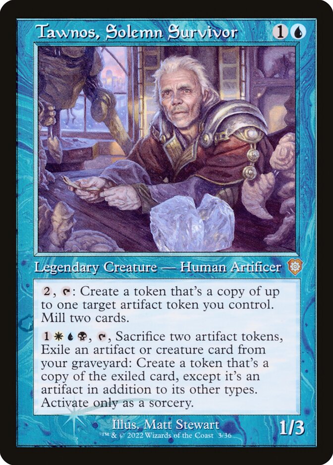 Tawnos, Solemn Survivor 3 (Commander: The Brothers' War)  - Foil | Good Games Cannington