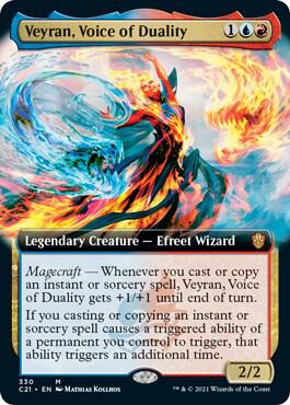 Veyran Voice of Duality Extended Art 330/81 (Commander 2021)  | Good Games Cannington