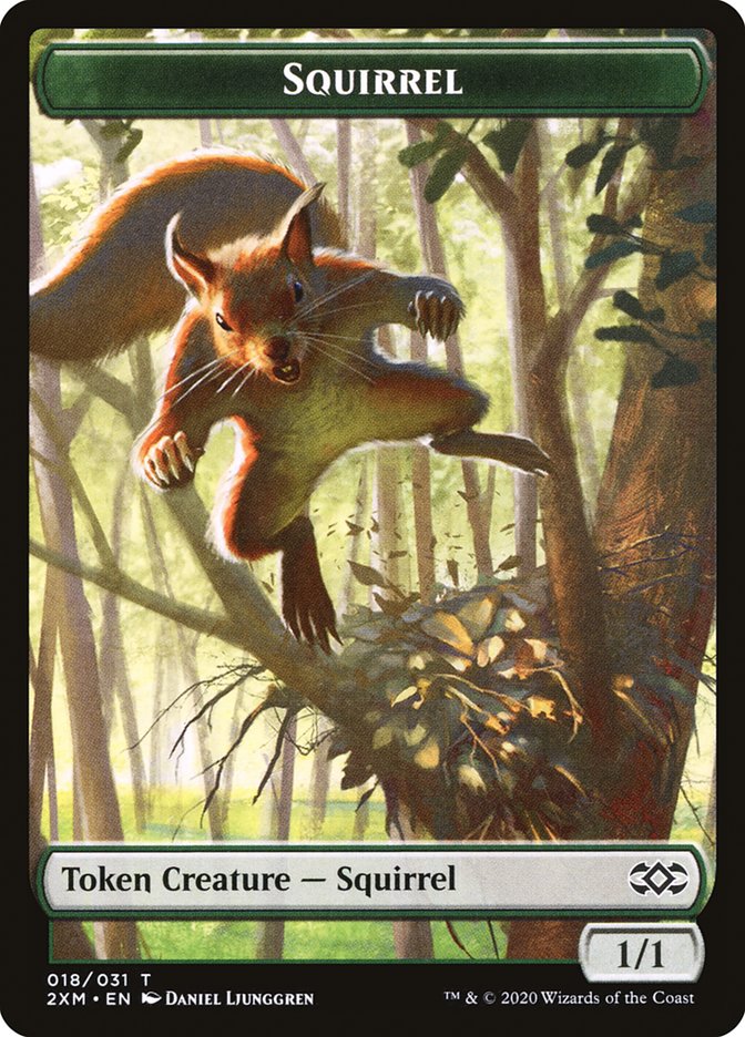 Squirrel Token [Double Masters Tokens] | Good Games Cannington
