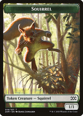 Soldier // Squirrel Double-Sided Token [Double Masters Tokens] | Good Games Cannington
