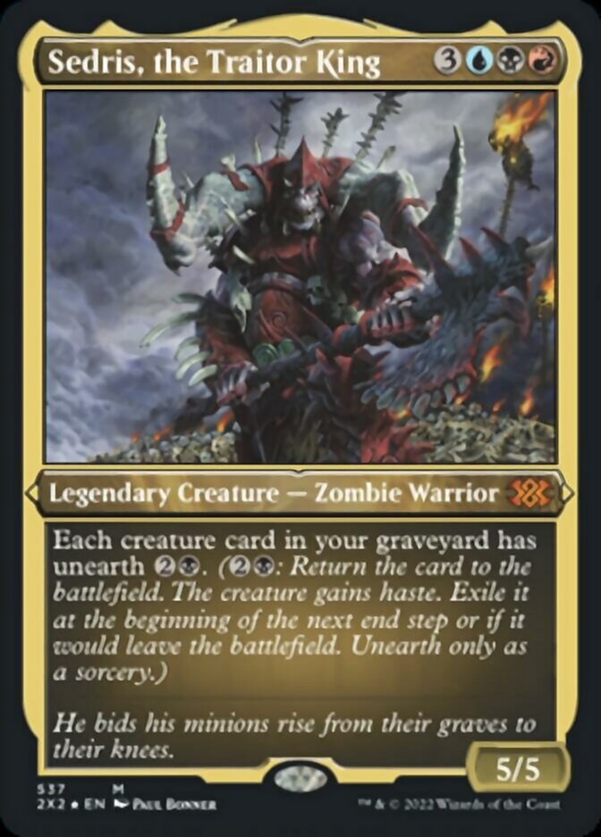 Sedris, the Traitor King (Foil Etched) [Double Masters 2022] | Good Games Cannington