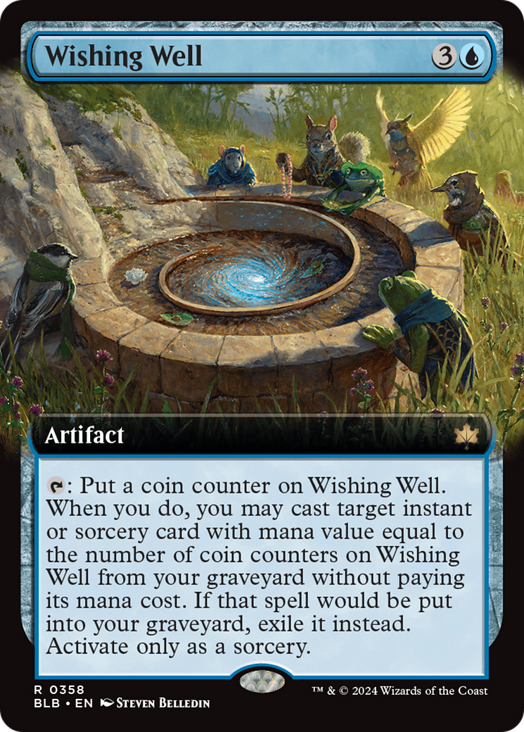Wishing Well (Extended Art) [Bloomburrow] | Good Games Cannington