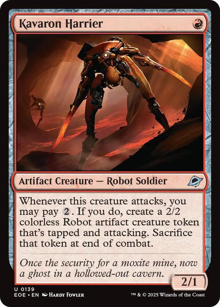 Kavaron Harrier 139 (Edge of Eternities)  - Foil | Good Games Cannington