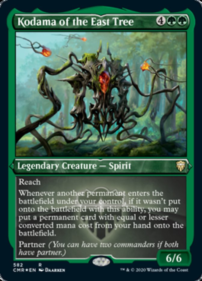 Kodama of the East Tree (Etched) [Commander Legends] | Good Games Cannington
