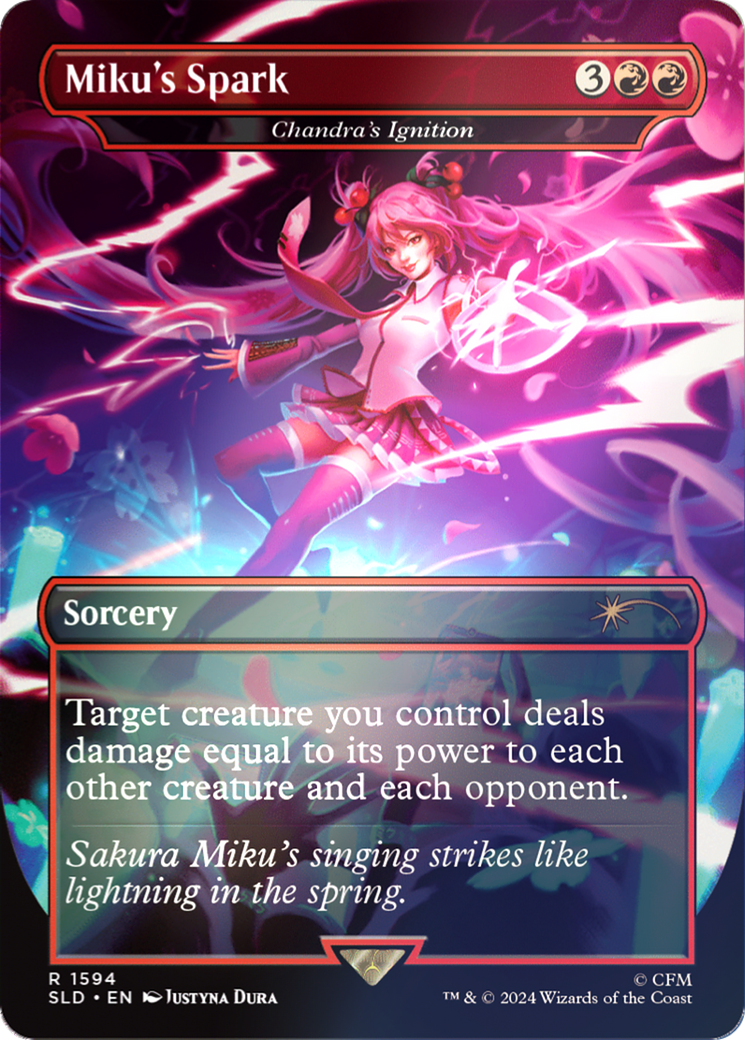 Miku's Spark - Chandra's Ignition (Rainbow Foil) [Secret Lair Drop Series] | Good Games Cannington