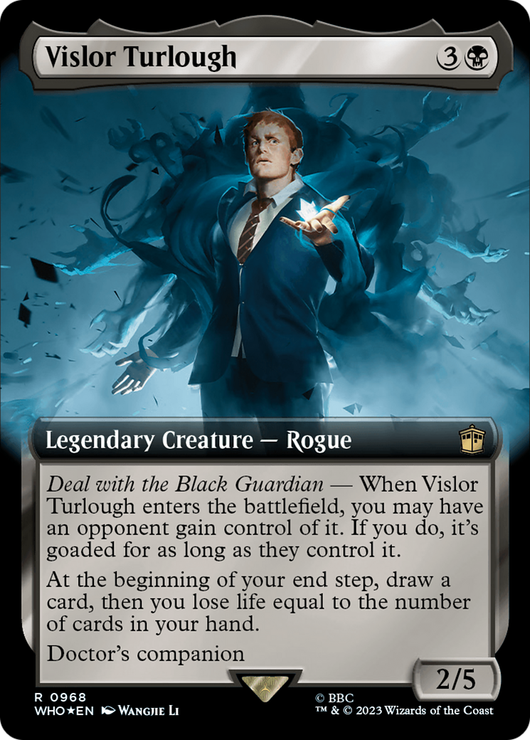 Vislor Turlough (Extended Art) (Surge Foil) [Doctor Who] | Good Games Cannington