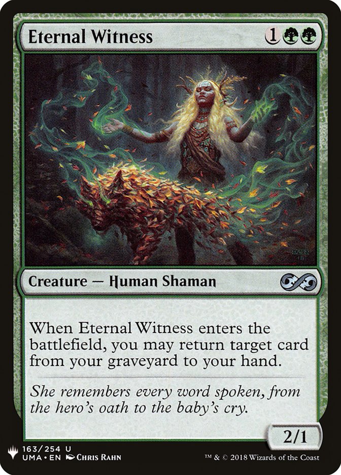 Eternal Witness [Mystery Booster] | Good Games Cannington