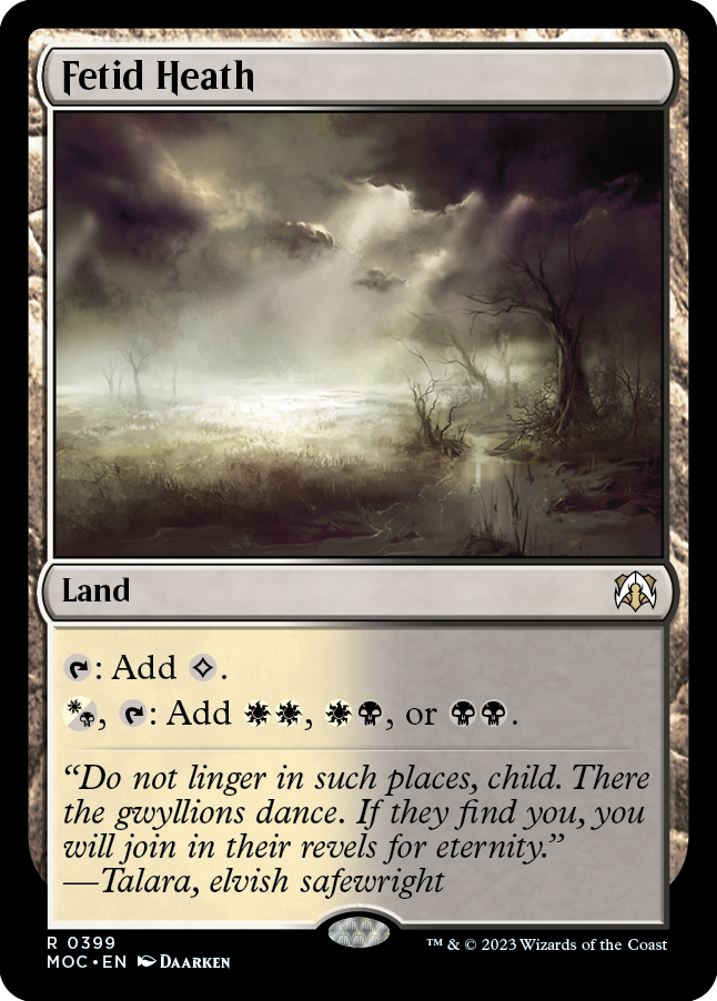 Fetid Heath [March of the Machine Commander] | Good Games Cannington
