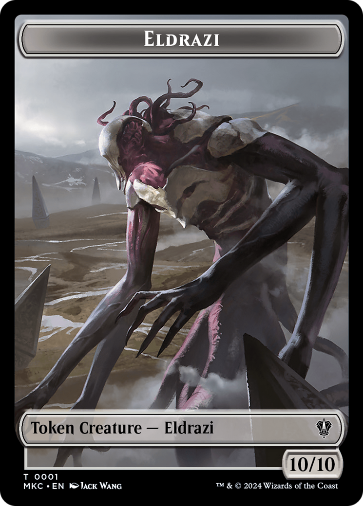 Eldrazi // Tiny Double-Sided Token [Murders at Karlov Manor Commander Tokens] | Good Games Cannington