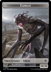 Eldrazi // Tiny Double-Sided Token [Murders at Karlov Manor Commander Tokens] | Good Games Cannington