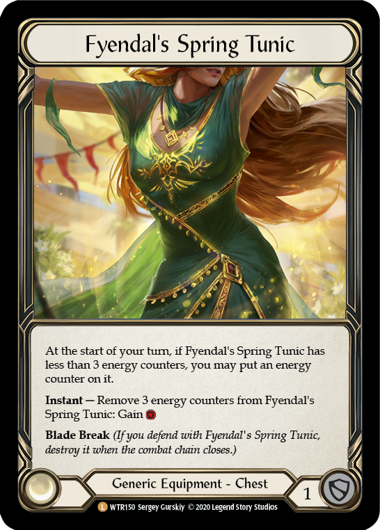 Fyendal's Spring Tunic [U-WTR150] (Welcome to Rathe Unlimited)  Unlimited Rainbow Foil | Good Games Cannington