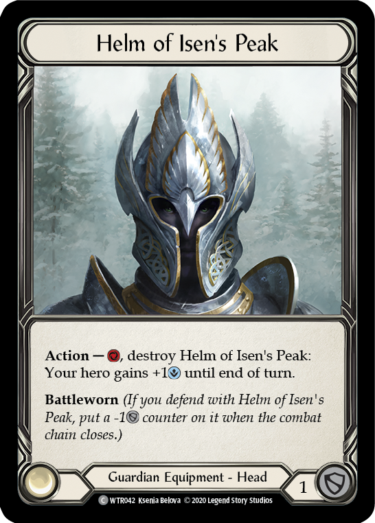 Helm of Isen's Peak [U-WTR042] (Welcome to Rathe Unlimited)  Unlimited Normal | Good Games Cannington