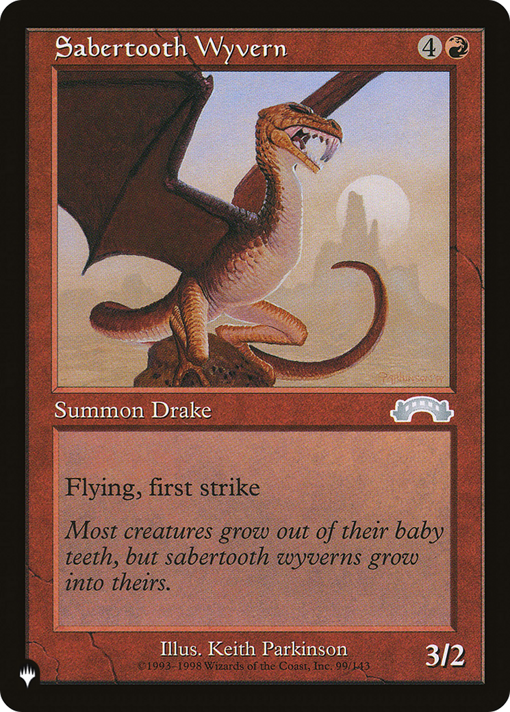 Sabertooth Wyvern [The List] | Good Games Cannington