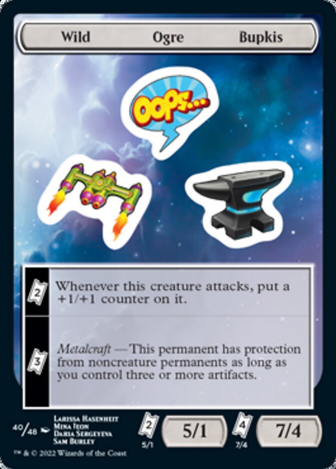 Wild Ogre Bupkis [Unfinity Stickers] | Good Games Cannington