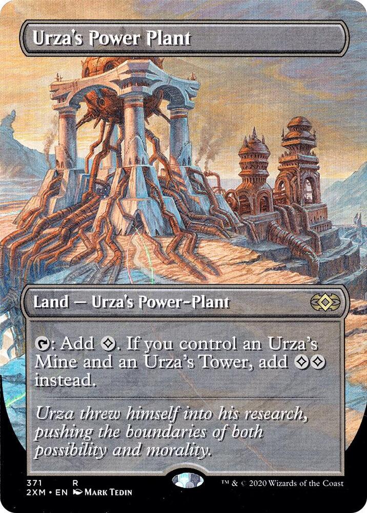 Urza's Power Plant 371/332 (Double Masters)  - Borderless | Good Games Cannington