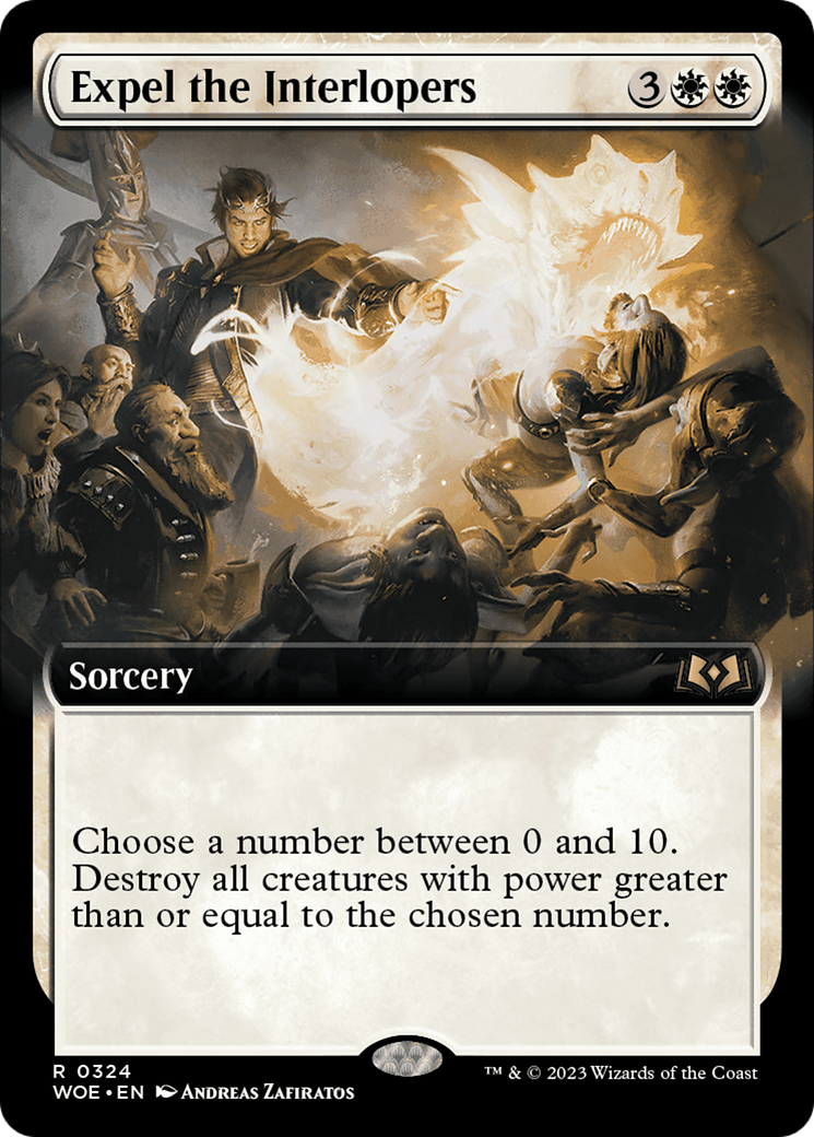 Expel the Interlopers (Extended Art) [Wilds of Eldraine] | Good Games Cannington
