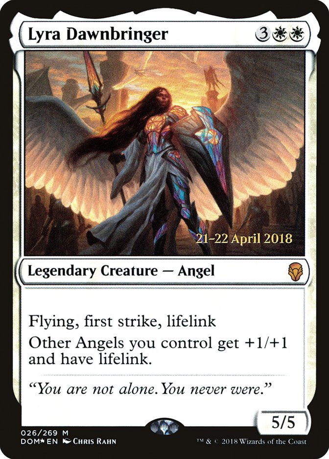 Lyra Dawnbringer [Dominaria Prerelease Promos] | Good Games Cannington