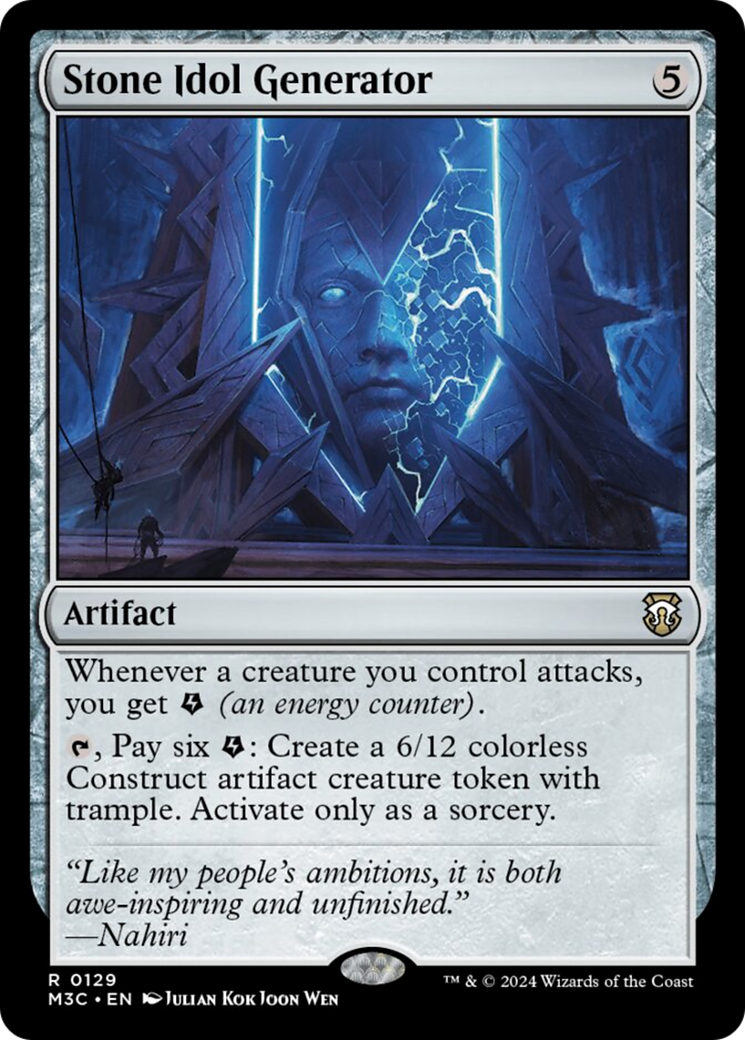 Stone Idol Generator [Modern Horizons 3 Commander] | Good Games Cannington