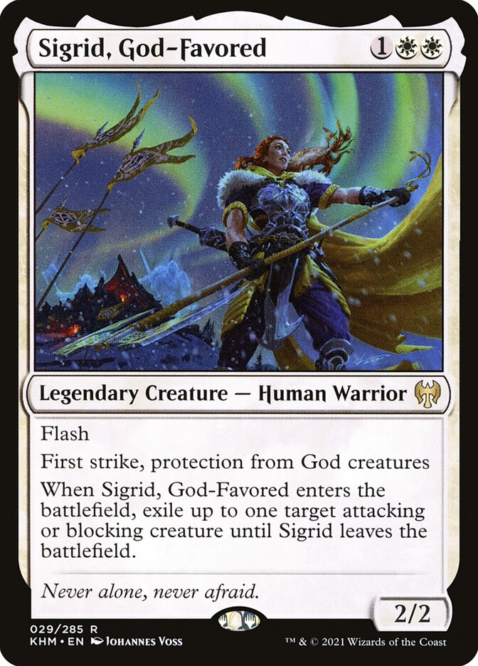 Sigrid, God-Favored 29 (Kaldheim)  | Good Games Cannington