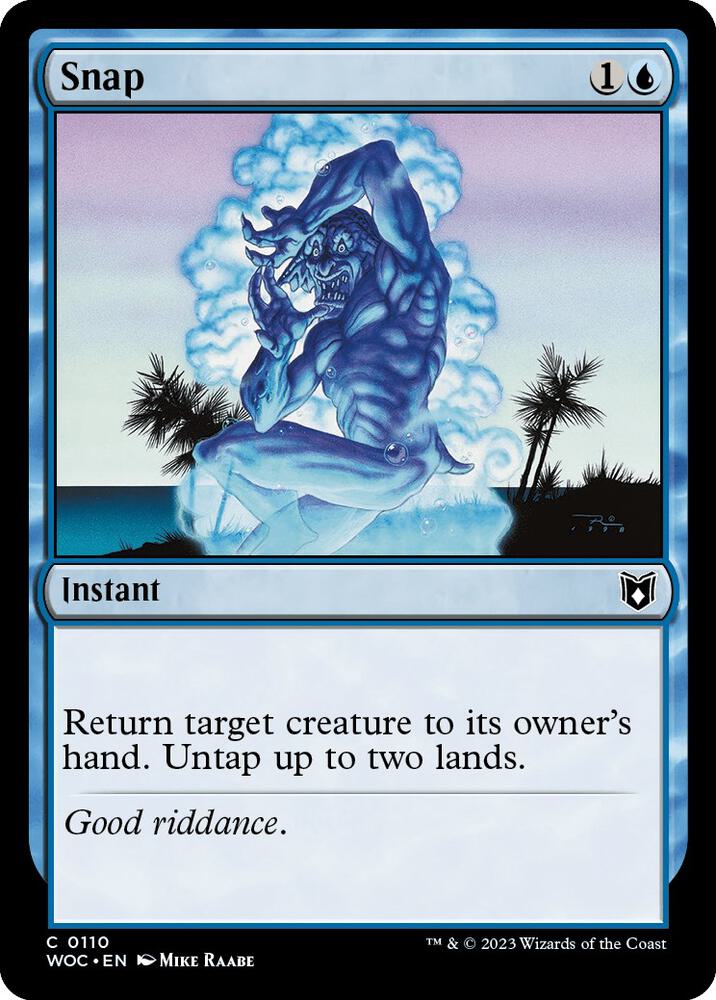 Snap 110 (Commander: Wilds of Eldraine)  | Good Games Cannington