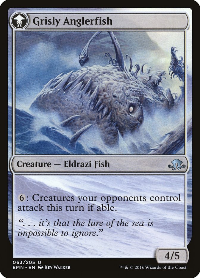 Grizzled Angler // Grisly Anglerfish [Eldritch Moon] | Good Games Cannington