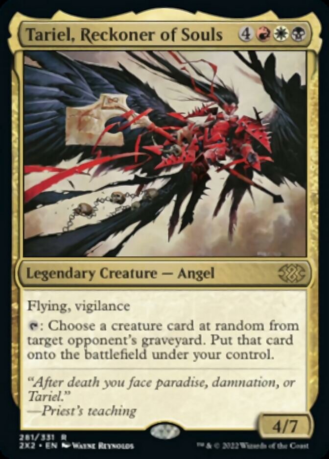 Tariel, Reckoner of Souls [Double Masters 2022] | Good Games Cannington