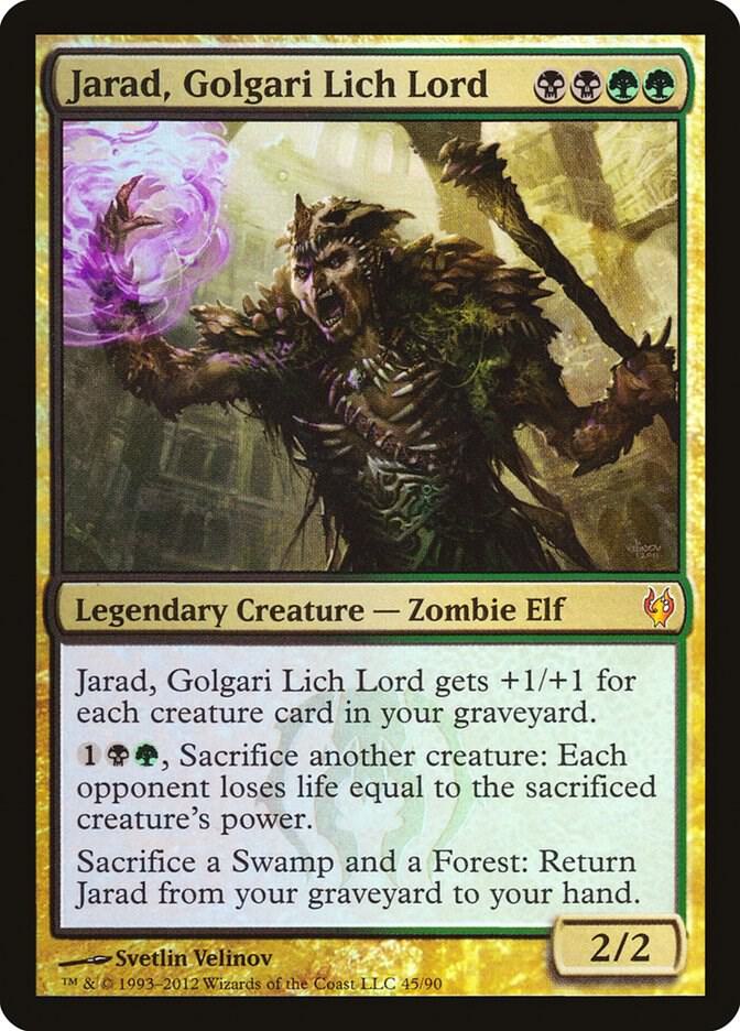 Jarad, Golgari Lich Lord 45/90 (Duel Decks: Izzet vs. Golgari)  - Foil | Good Games Cannington