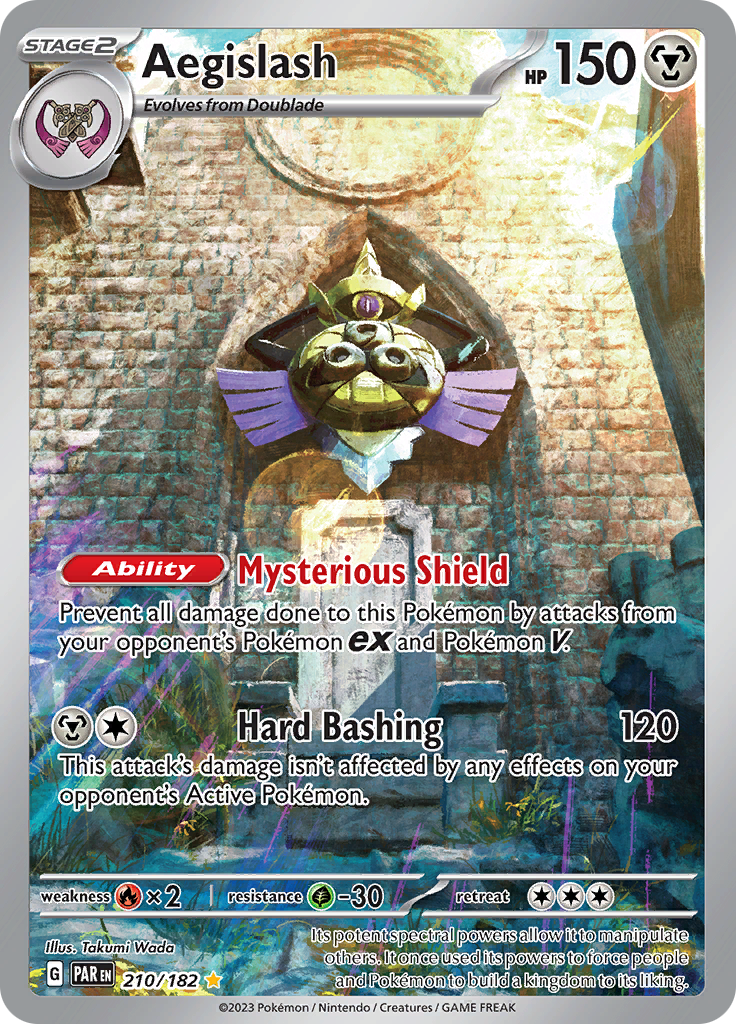 Aegislash (210/182) [Scarlet & Violet: Paradox Rift] | Good Games Cannington