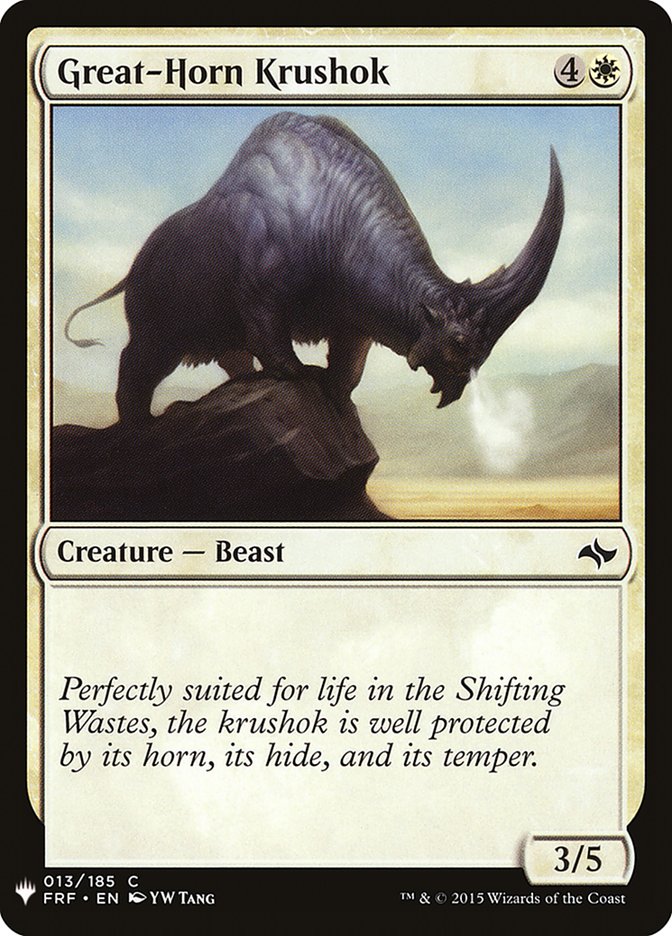 Great-Horn Krushok [Mystery Booster] | Good Games Cannington