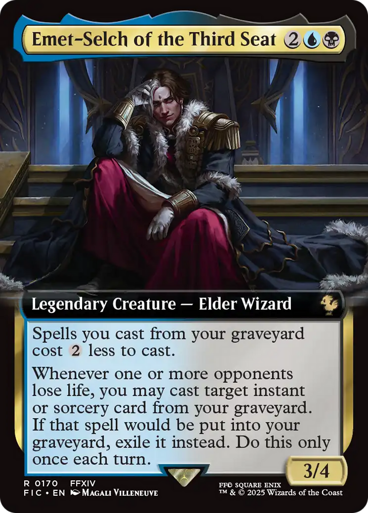 Emet-Selch of the Third Seat (Extended Art) [FINAL FANTASY Commander] | Good Games Cannington
